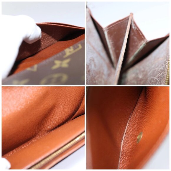 LOUIS VUITTON Monogram Porte Monnaie Billets Tresor Wallet M61730 LV Auth th4891 - Picture 15 of 16